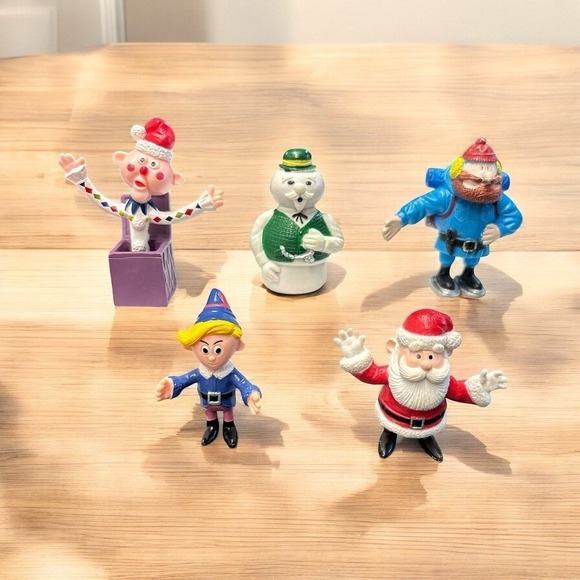 Toys | Rudolph The Red Nosed Reindeer Pvc Vintage Figures Misfit Toys ...